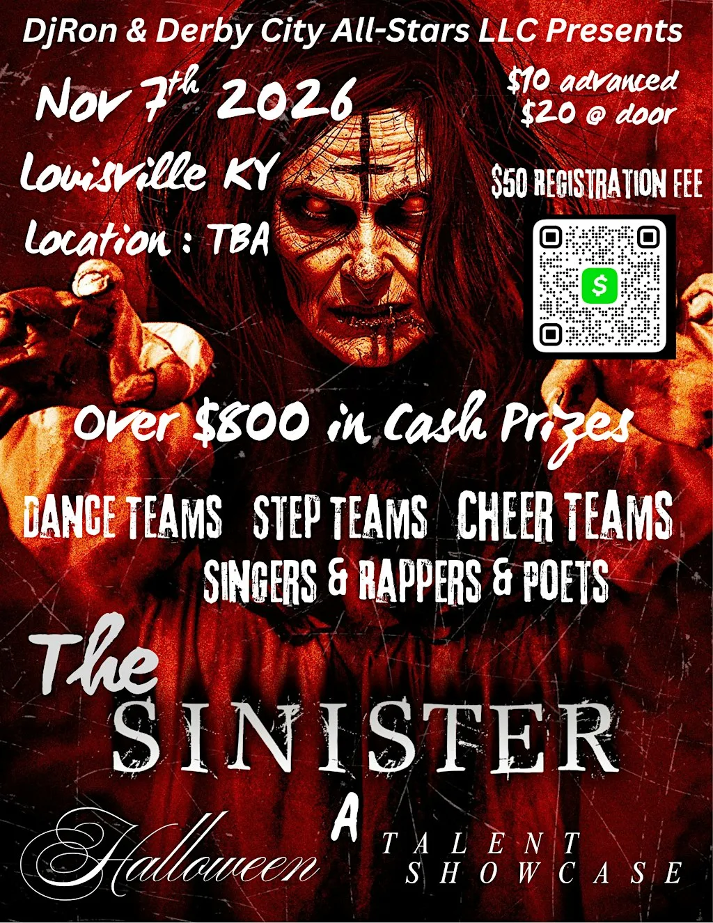 The Sinister " A Halloween Talent Showcase Competition"