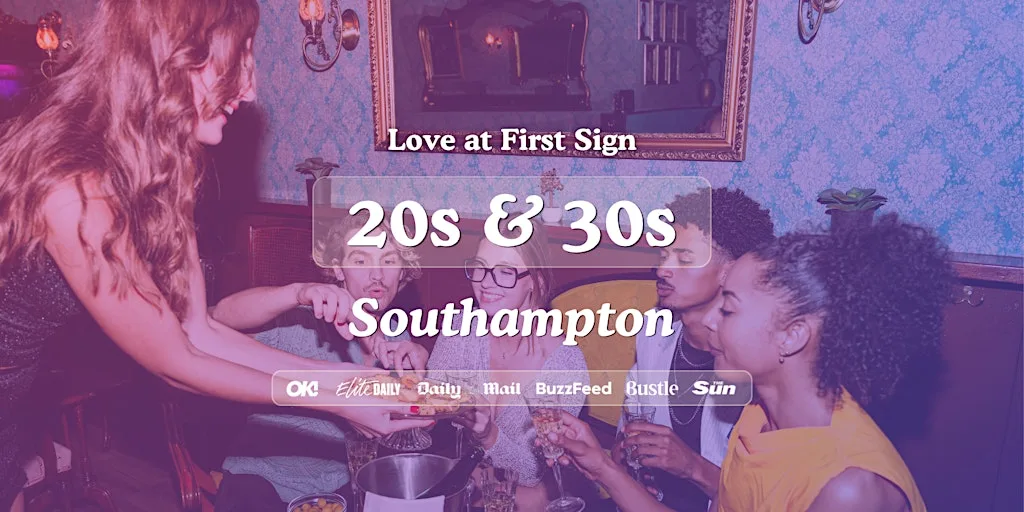 Southampton Singles Night, 20s & 30s | Funky Flamingo | Love at First Sign at Funky Flamingo Southampton - Lounge & Roof Garden