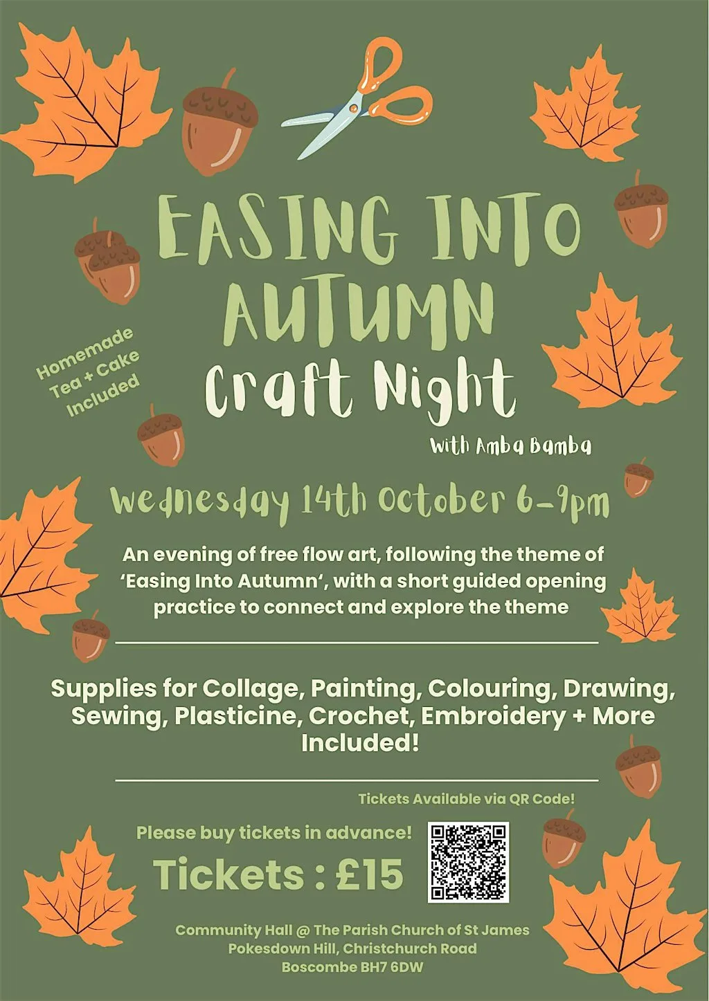 Craft Night - Easing into Autumn at The Parish Church of St.James