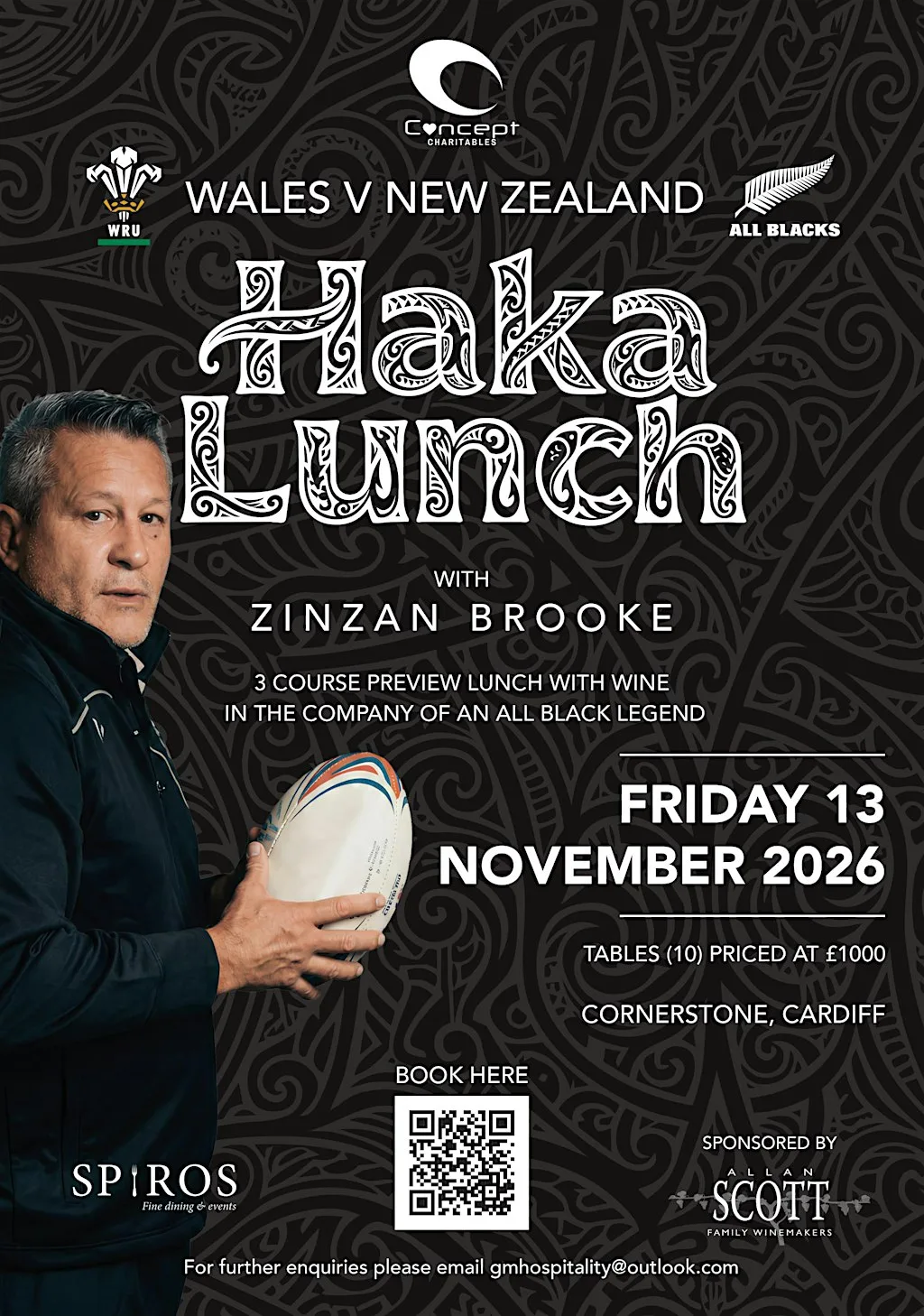 Haka Lunch with Zinzan Brooke at Cornerstone