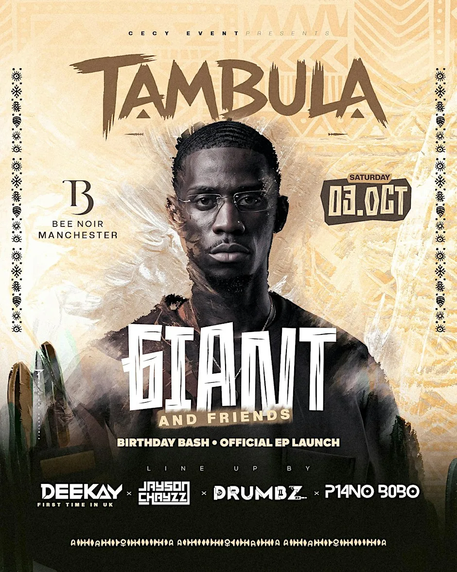 TAMBULA By GIANT - Cecy Event Presents at Bee Noir Manchester