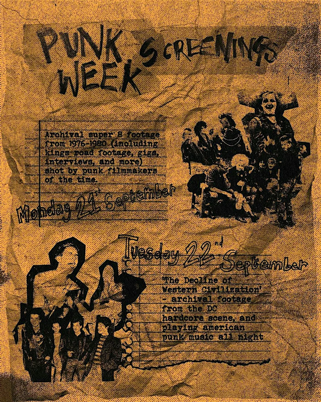 'The Decline of Western Civilisation' - screening at 52 Ship St