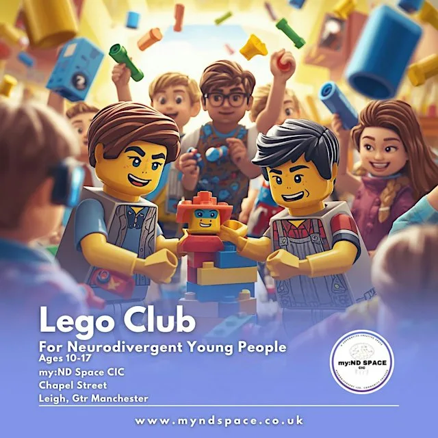 Lego Club for Neurodivergent Young People at My:ND Space CIC