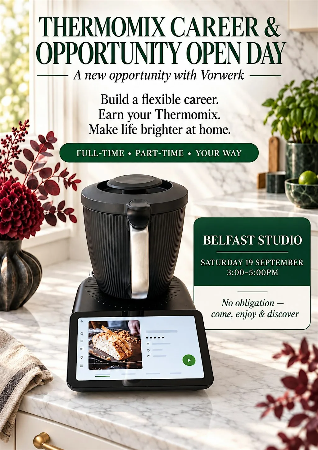 Thermomix Career & Opportunity Open Day at Weavers Court Business Park