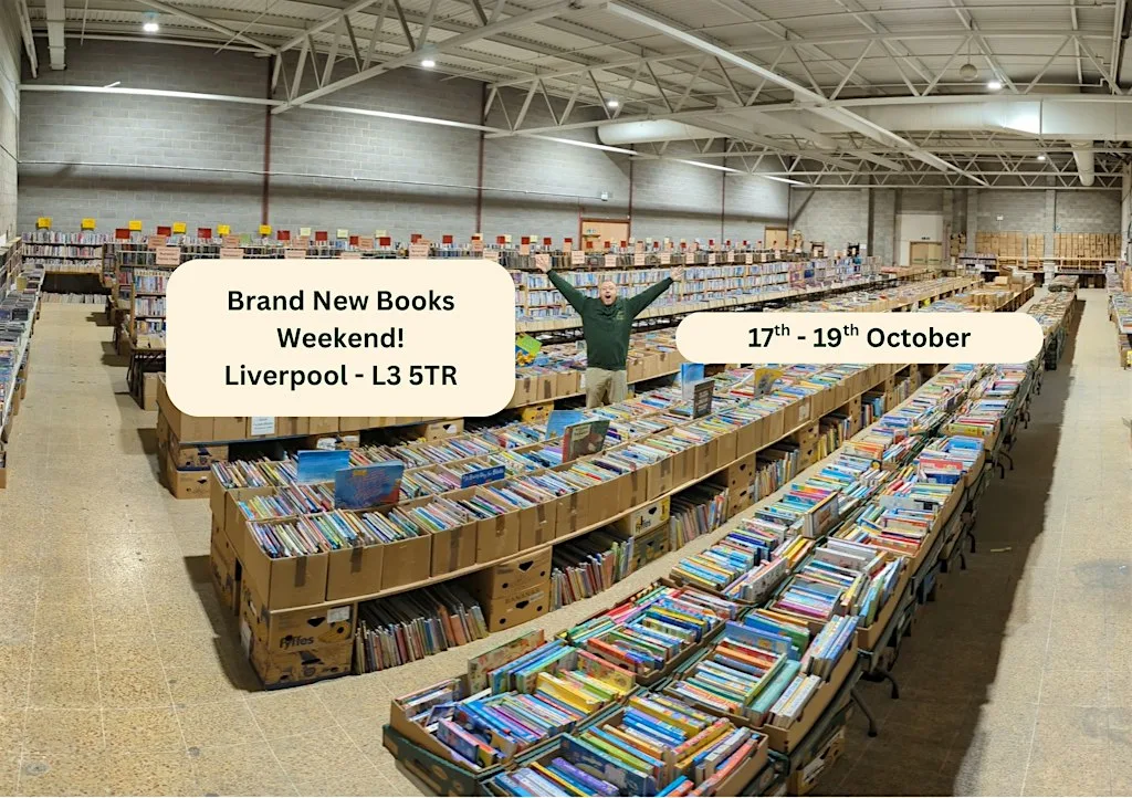 BRAND NEW BOOKS FOR £5 WEEKEND - Liverpool | UK Bookfest