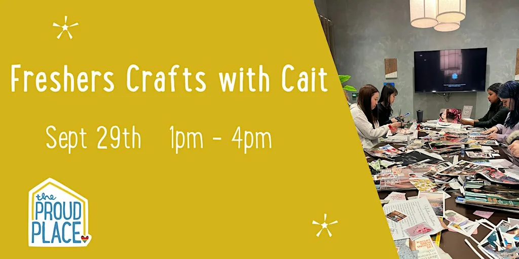 Crafts with Cait! Vision boarding, junk journaling & vase painting at The Proud Place