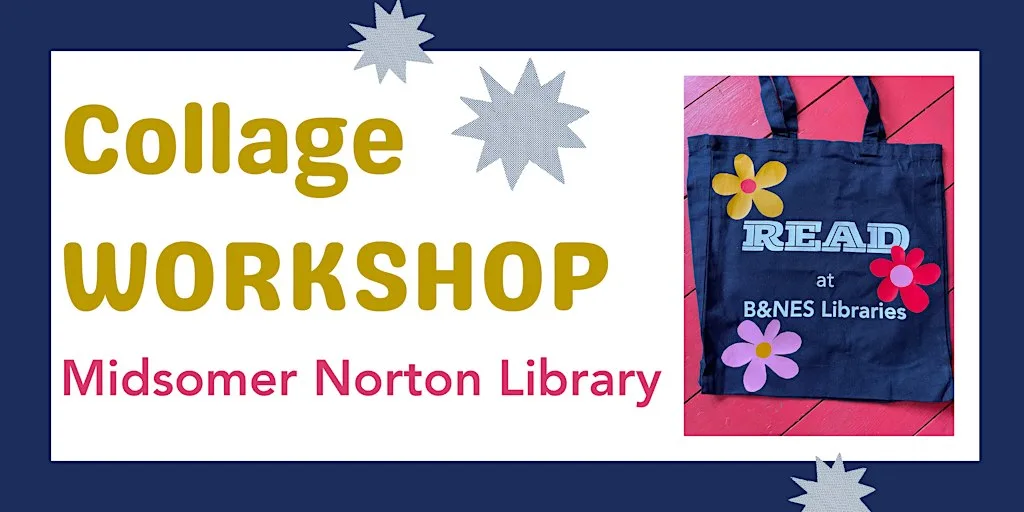 Collage Tote Bag Workshop at Midsomer Norton Library