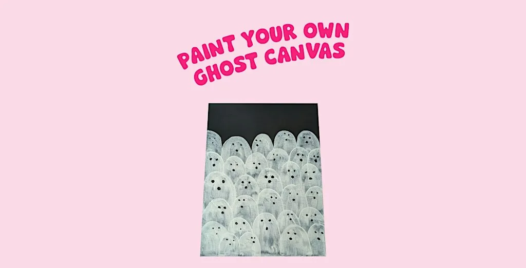 Paint your own ghost canvas