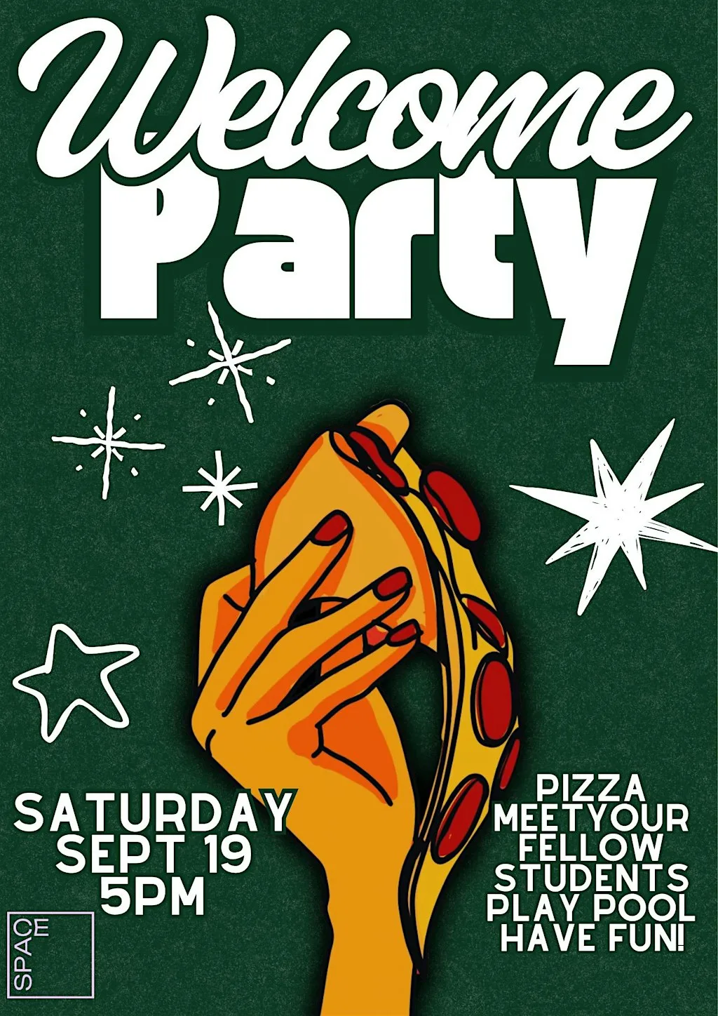 Welcome party at 2 Powis Pl