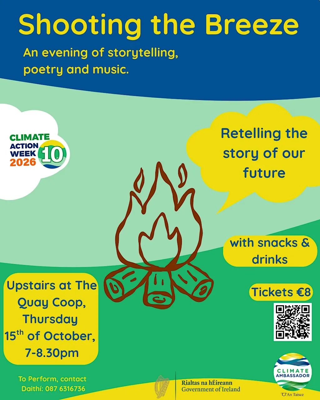 Shooting the Breeze: Storytelling for Climate Action Week at Quay Co-op
