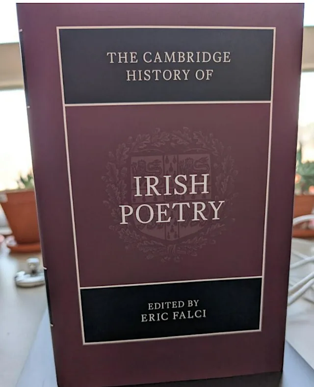 UCC Launch, Cambridge History of Irish Poetry at North West Council Room, UCC