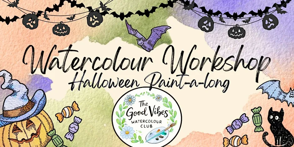 Watercolour Workshop • Halloween Paint-a-Long