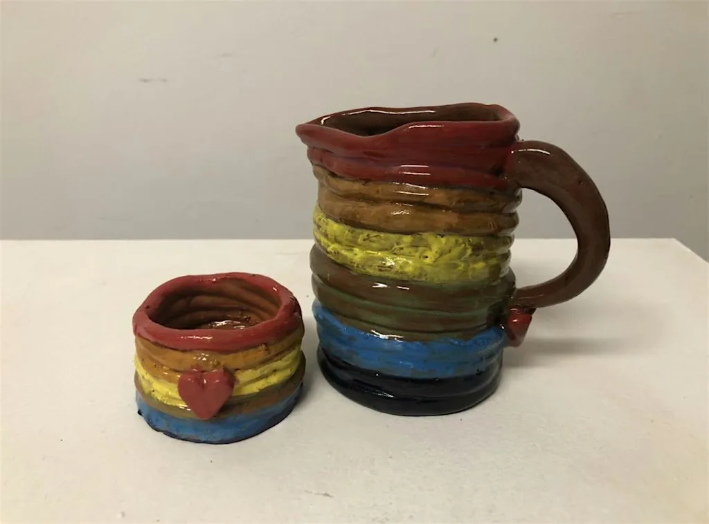 Glazing session for pots made at Glasgow Doors Open Weekend 11am - 4pm at 142 Crownpoint Rd