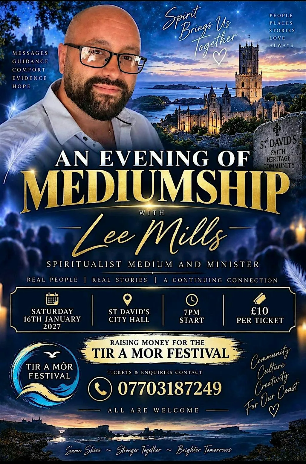Tir a Mor Festival Fundraiser. An Evening with Lee Mills
