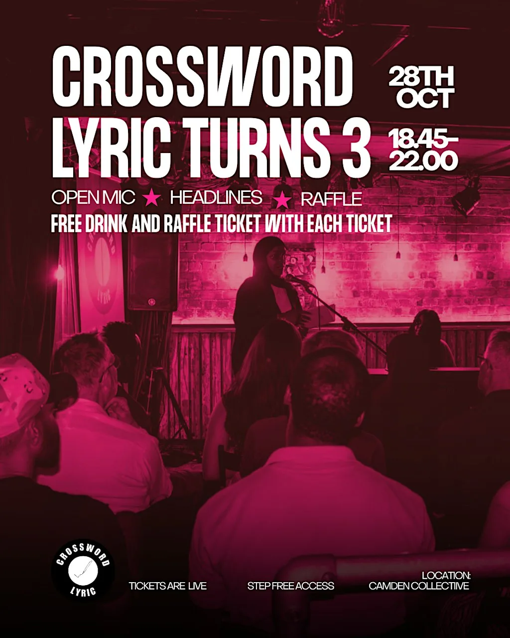 Crossword Lyric Turns 3