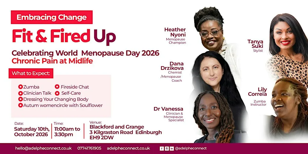 Fit & Fired Up: Perimenopause & Menopause Day in Edinburgh
