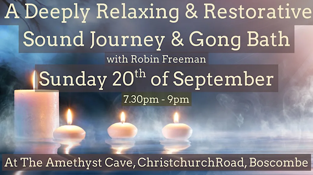 Deeply Relaxing & Restorative Sound Journey & Gong Bath - Boscombe at The Amethyst Cave Boscombe
