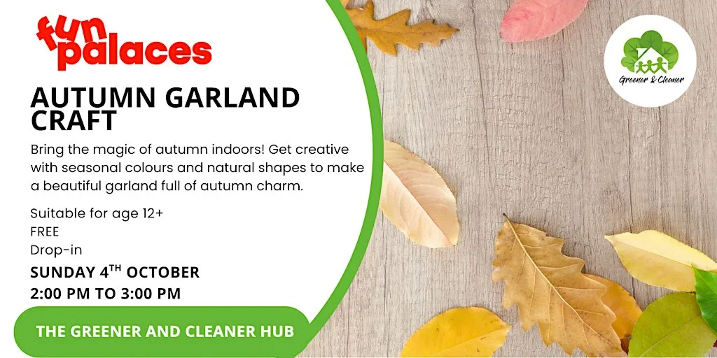 Autumn Garland Craft at The Hub, The Glades, Bromley