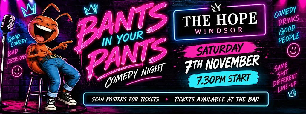 Bants in your Pants Comedy Night at The Hope