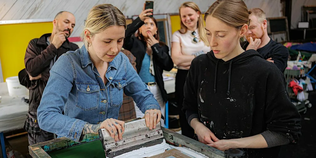 T-Shirt Screen printing Workshop at Pigment Press