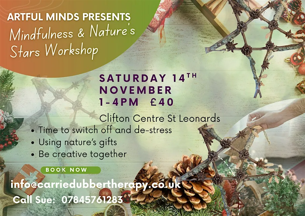 Mindfulness and Nature's Star's Workshop at Clifton Centre