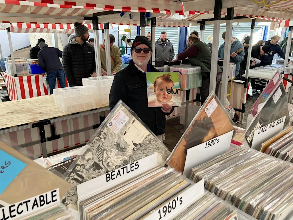 The Leicester Market Record Fair.