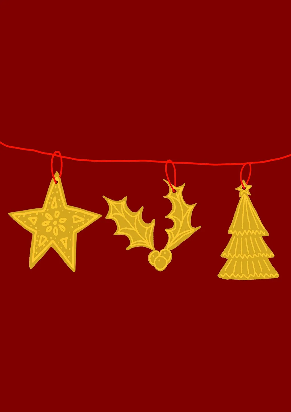 CHRISTMAS GOLD FOIL DECORATION WORKSHOP