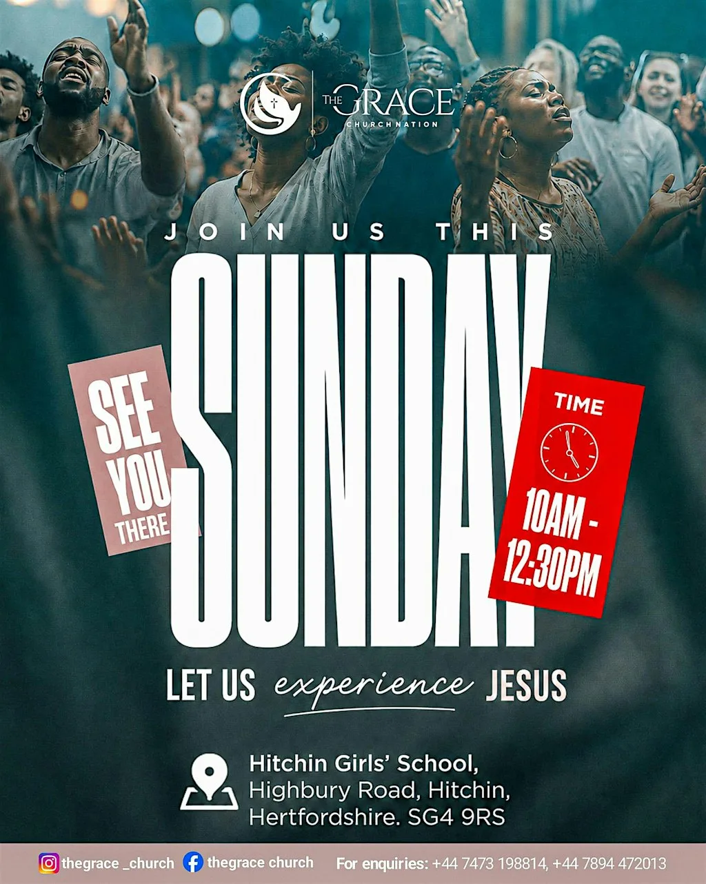 WORSHIP WITH US THIS SUNDAY at Hitchin Girls' School