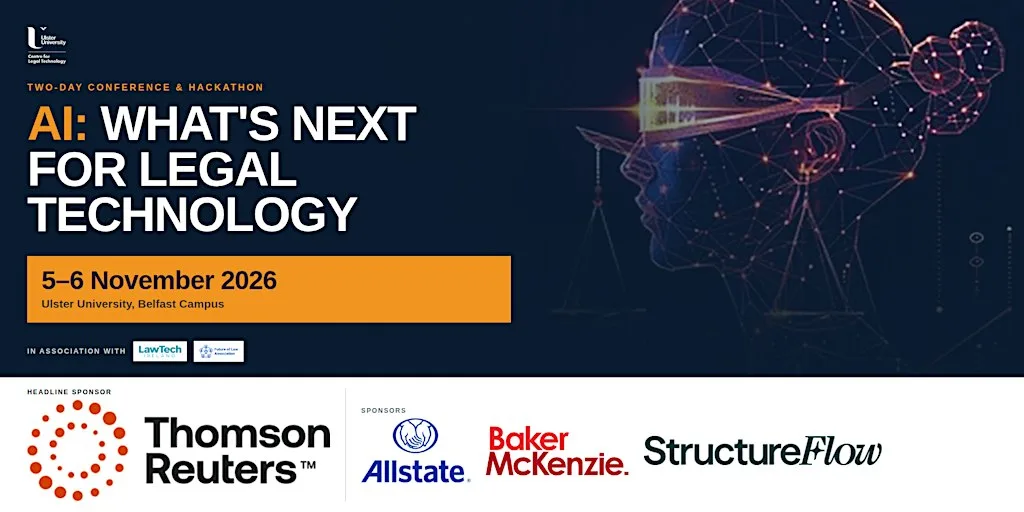 AI: What's next for Legal Technology? at Ulster University