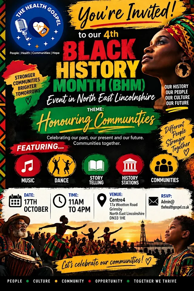 Black History Month Celebration, North East Lincolnshire at Centre4