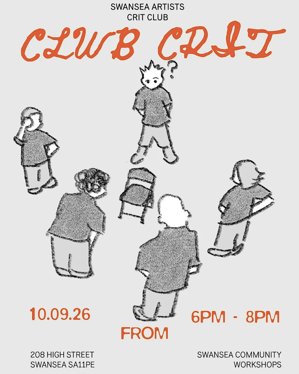 Clwb Crit - Swansea Artists Crit Club at The Potting Shed at Founders & Co. Swansea