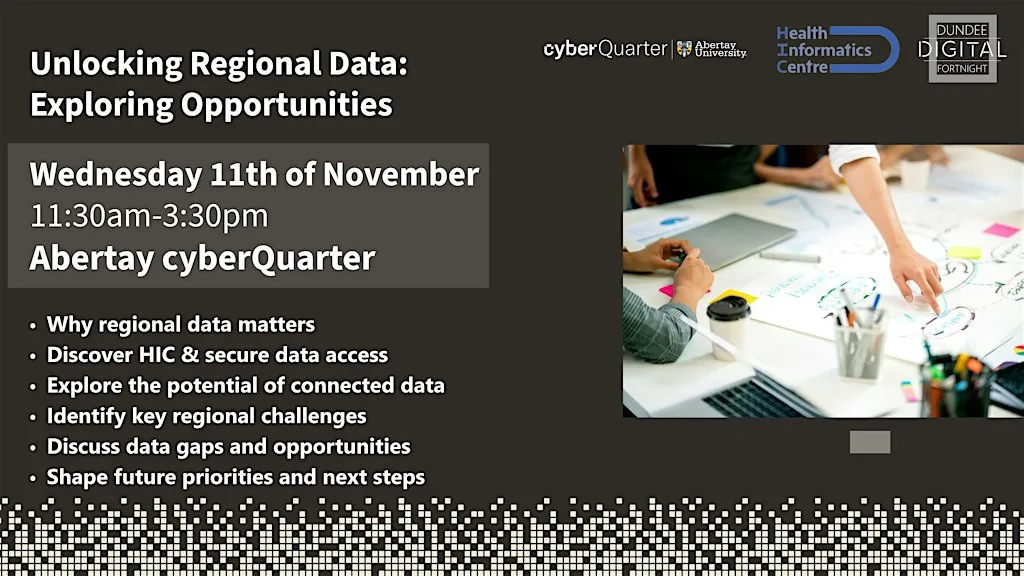 Unlocking Regional Data: Exploring Opportunities at Abertay cyberQuarter