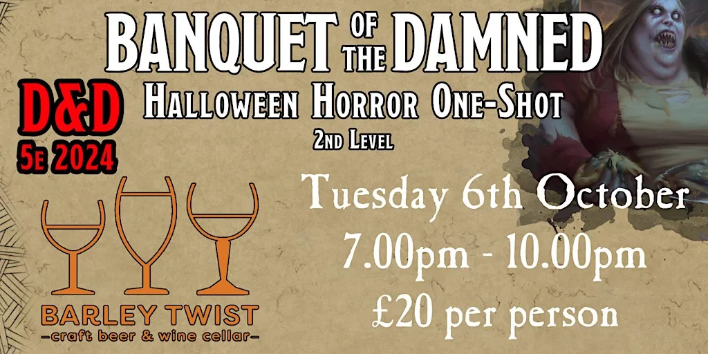 Halloween Dungeons and Dragons @ Barley Twist - Nottingham at Barley Twist