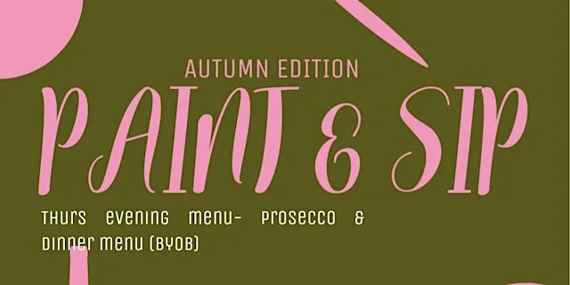 Sip and Paint THURS EVENING Autumn Edition at The Fat Fox Cafe