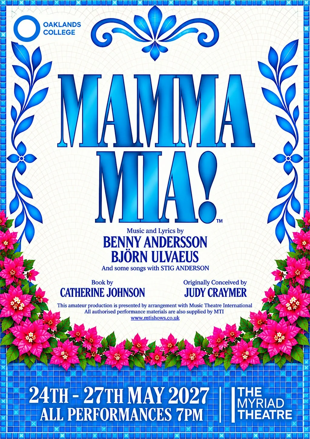 Mamma Mia! Night 1 at Oaklands College - Welwyn Garden City Campus