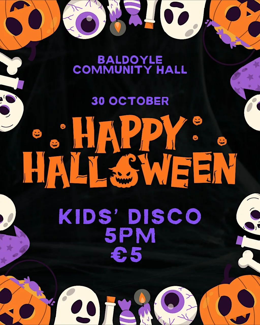 Halloween Disco at Baldoyle Community Hall