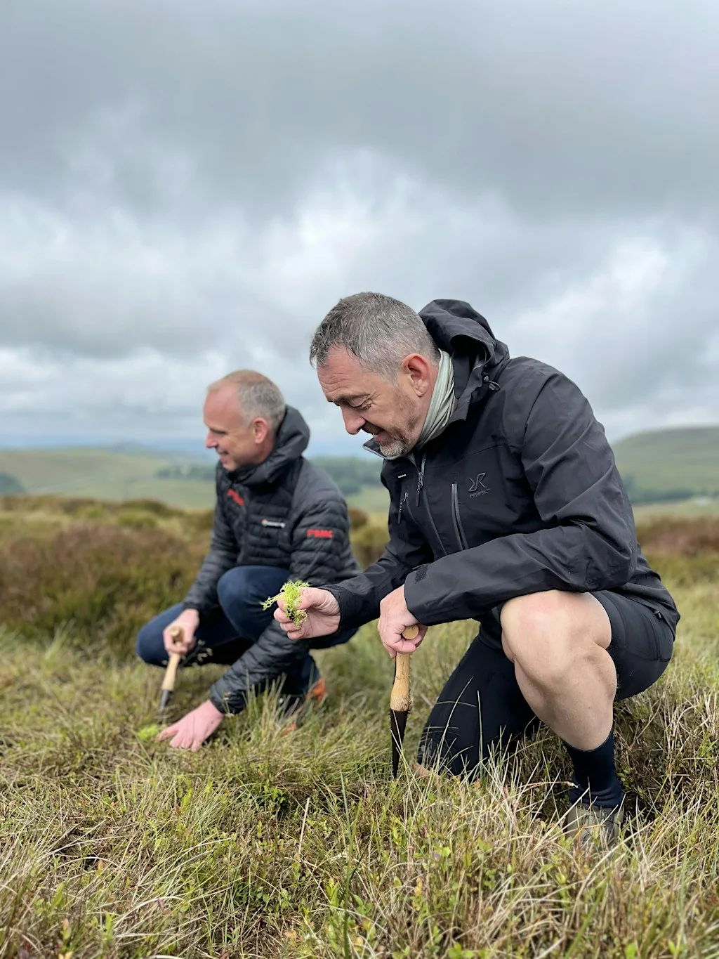 Sphagnum Moss Planting in the Goyt Valley, Derbyshire Saturday October 31