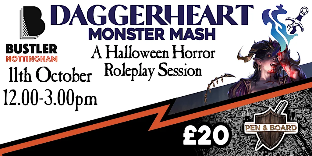 Daggerheart at Bustler Nottingham - Halloween Tabletop Adventure