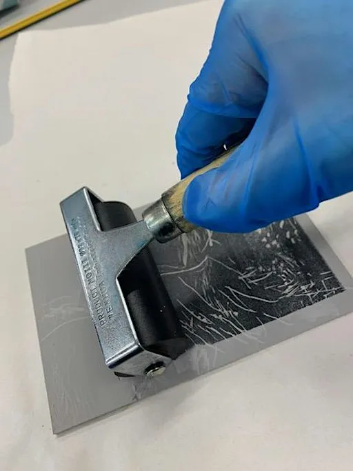 Experimental Linocut Weekend at Carousel Print Studio, Exchange Place Studios