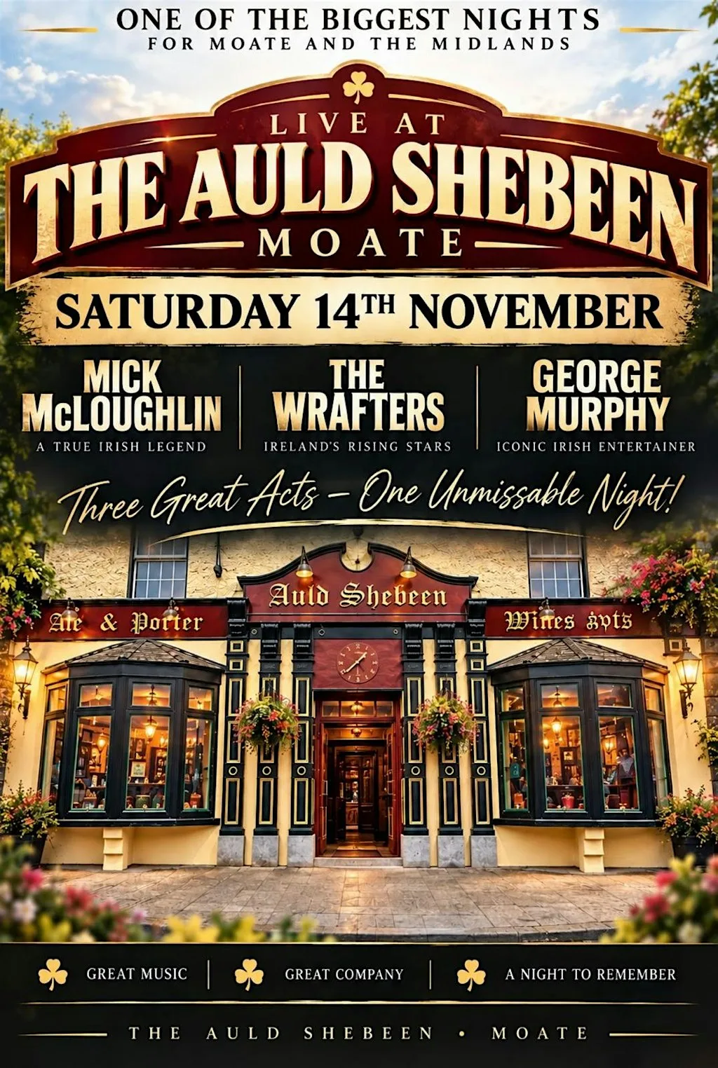 Live in Concert at The Auld Shebeen, Moate