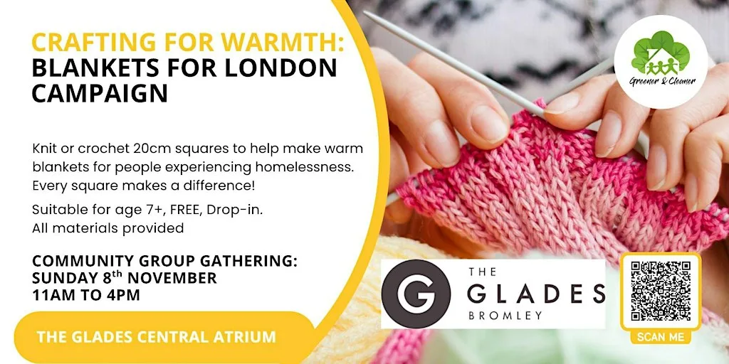 Crafting for Warmth- Blankets for London Launch