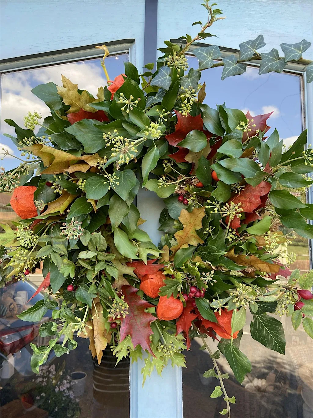 Poppies & Peonies Calligraphy & Autumn Wreath creative Workshop