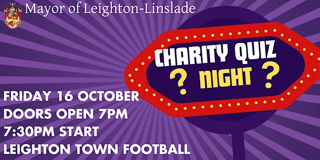 Charity Quiz Night at Leighton Town F C