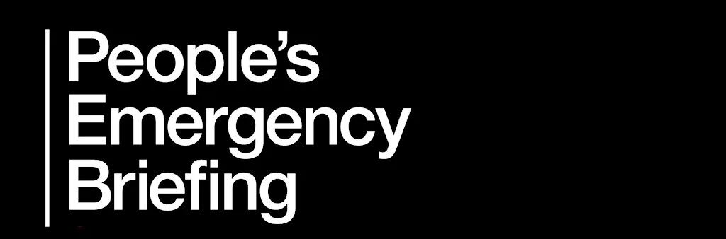 People's Emergency Briefing screening