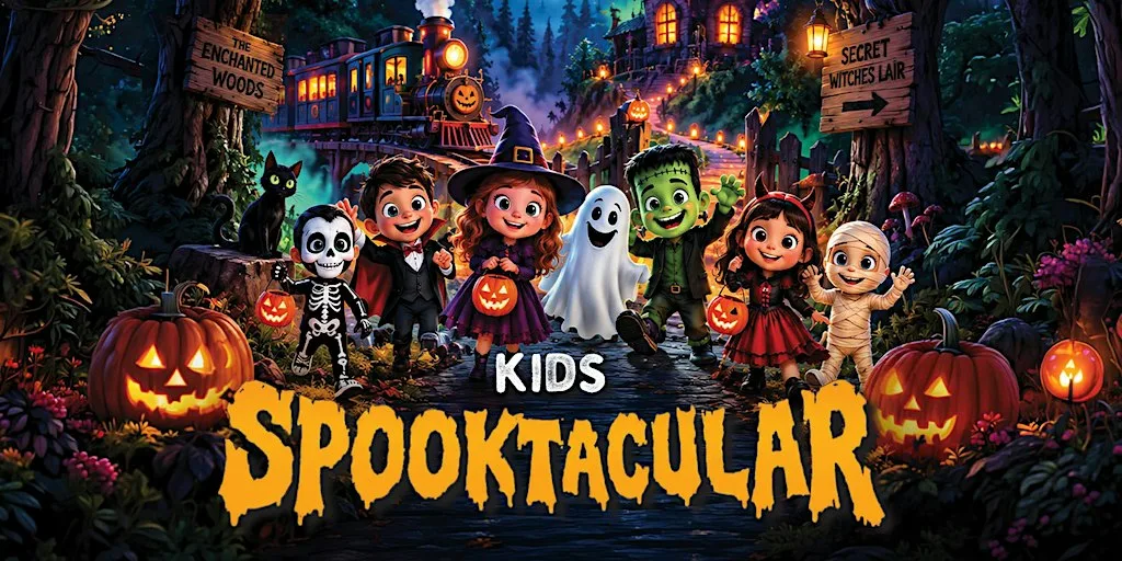 Kids Halloween Spooktacular: Train Ride & Witches Lair, Half Term Coventry at Heart of England Conference and Events Centre