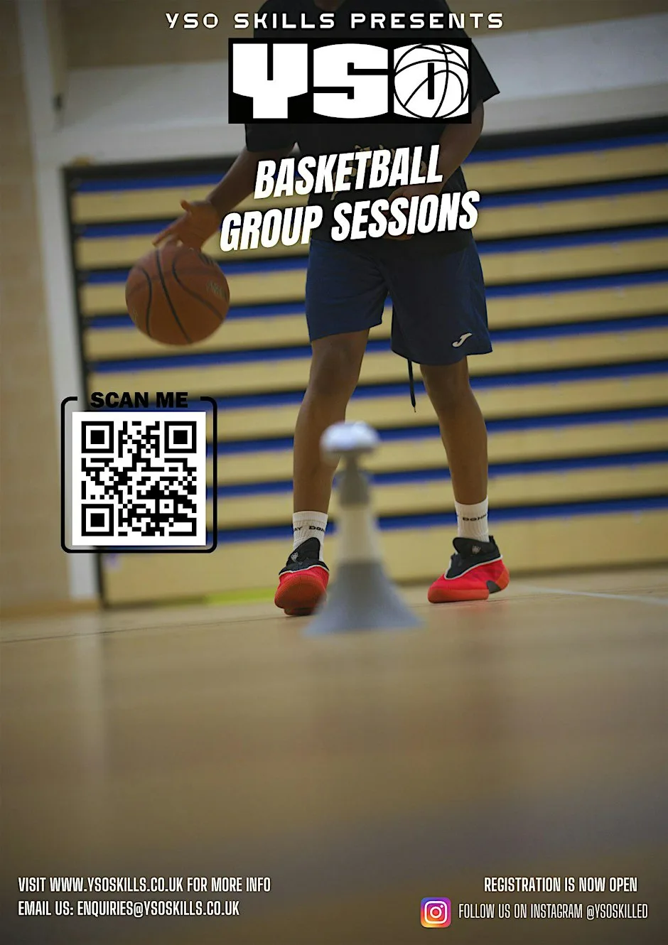 YSO Skills Basketball Group Session - Saturday 26th September at Hitchin Boys' School