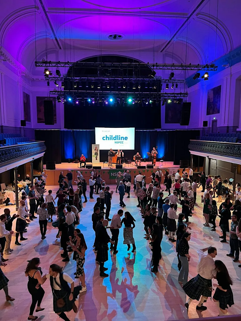Ceilidh at Cowdray Hall in aid of Aberdeen's NSPCC/Childline base at Cowdray Hall, Aberdeen Arts Gallery