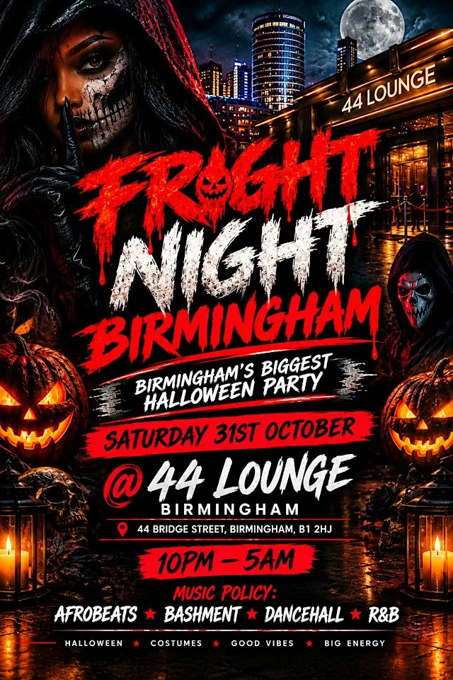 FRIGHT NIGHT BIRMINGHAM - BIRMINGHAM’s biggest Halloween party