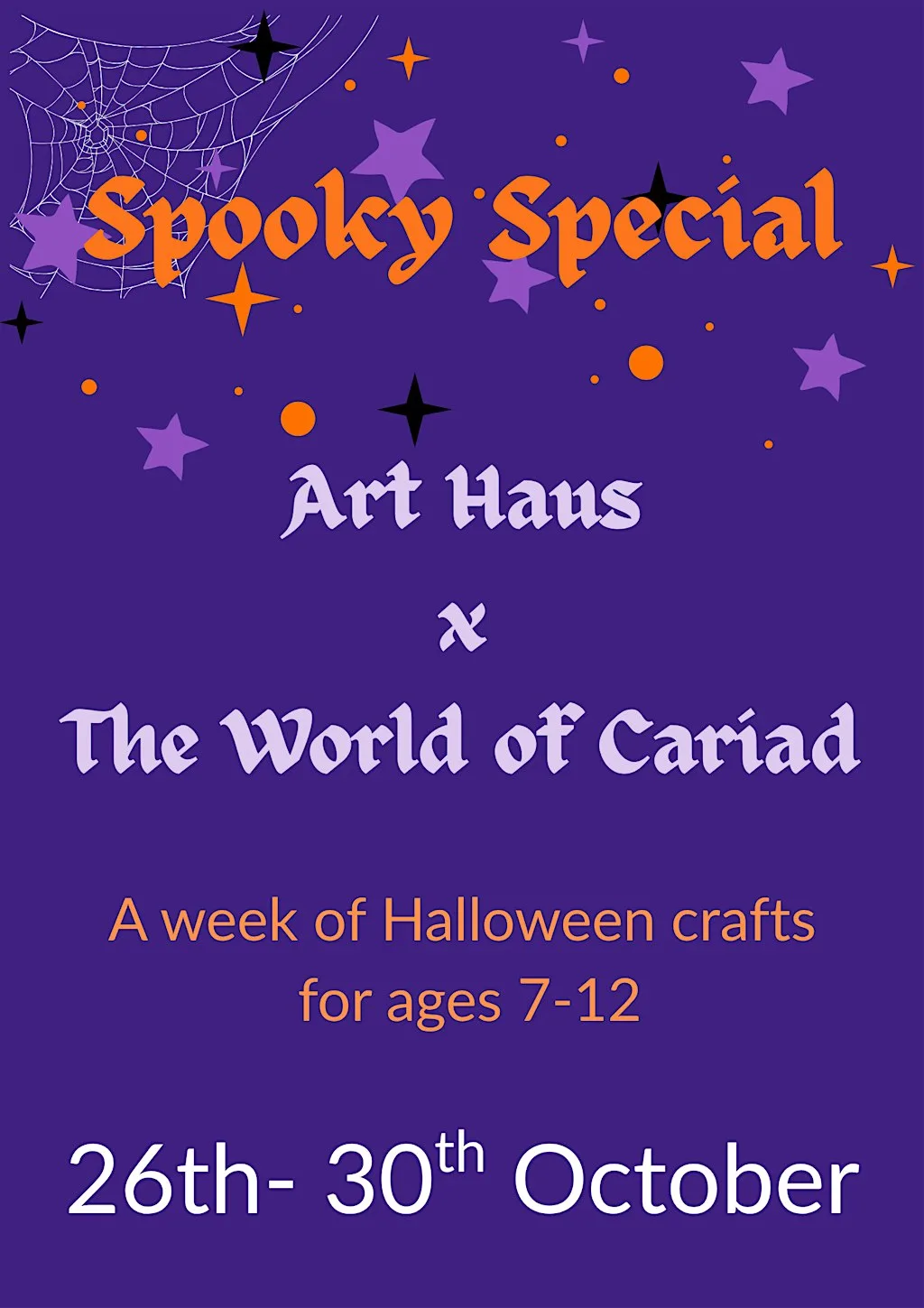 Children’s Halloween Crafts ages7-12 at Art Haus Newport