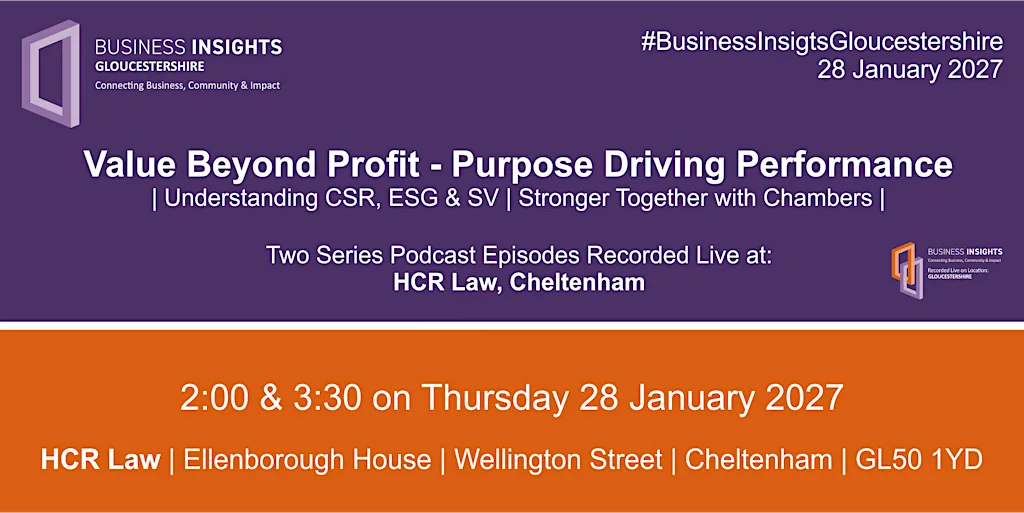 Value Beyond Profit - Purpose Driving Performance - January 2027 at HCR Law